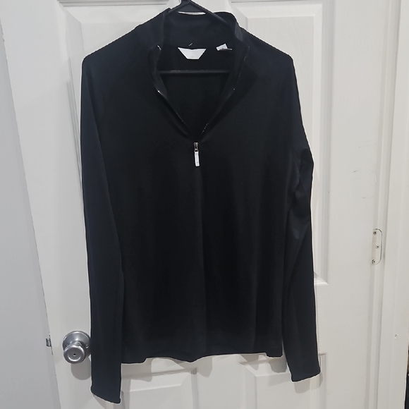 Callaway Tops - Callaway Black Women's Zip-Up Top Size Large